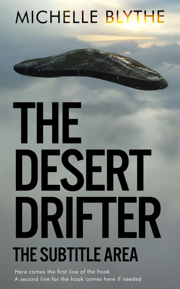 Front view of Mantle #35197 - Premade Science Fiction Book Cover