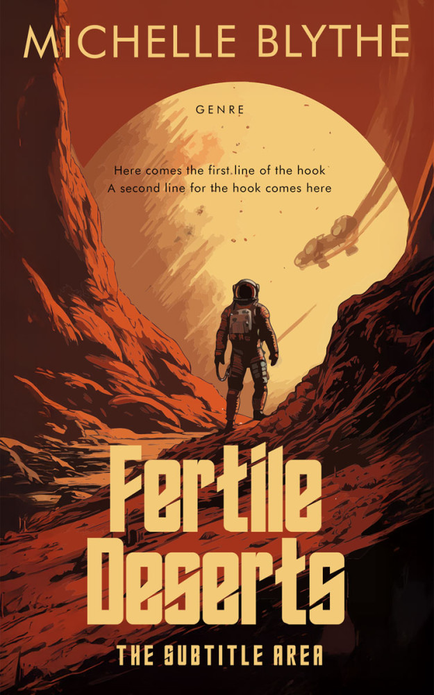 Front view of Coffee Bean #35217 - Premade Science Fiction Book Cover