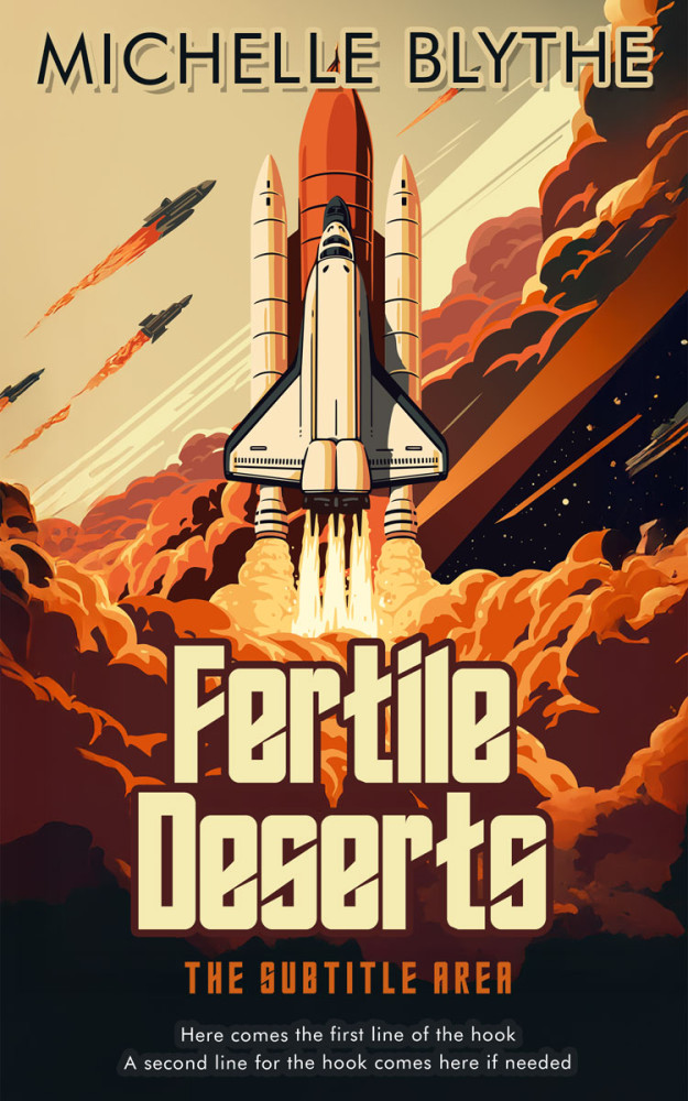 Front view of Zombie #35220 - Premade Science Fiction Book Cover