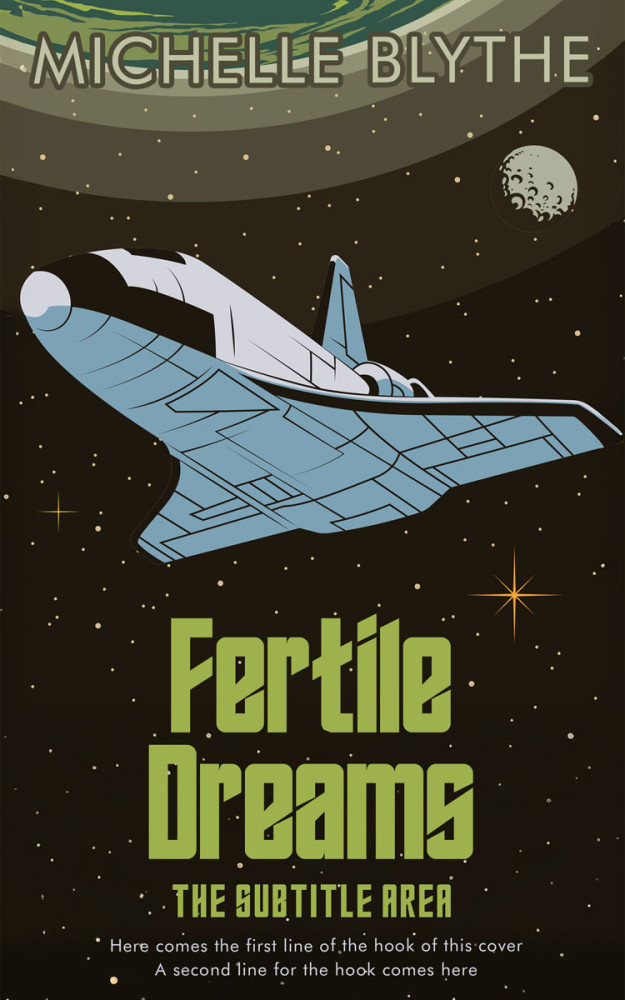 Front view of Oil #35230 - Premade Science Fiction Book Cover