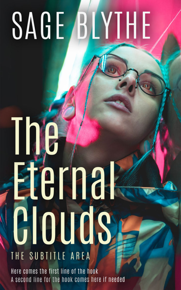 Front view of Cavern Pink #35259 - Premade Teen & Young Adult Book Cover