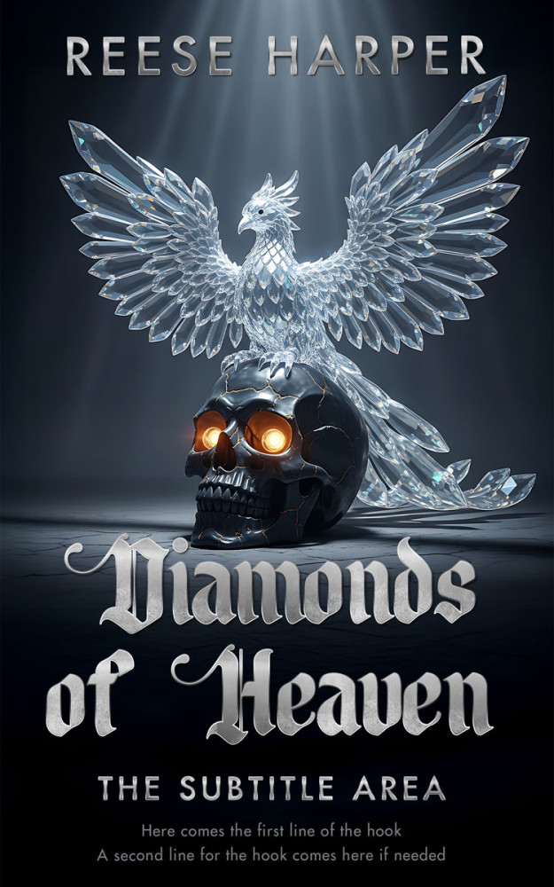 Front view of Bunker #35290 - Premade Fantasy Book Cover