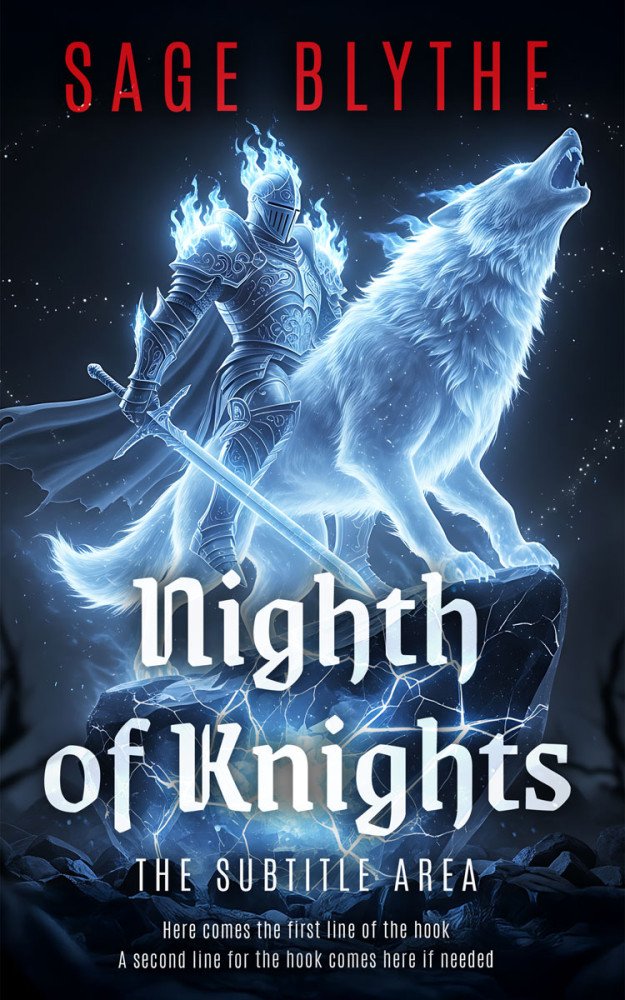 Front view of Big Stone #35301 - Premade Fantasy Book Cover