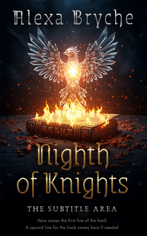 Front view of Whiskey #35319 - Premade Fantasy Book Cover