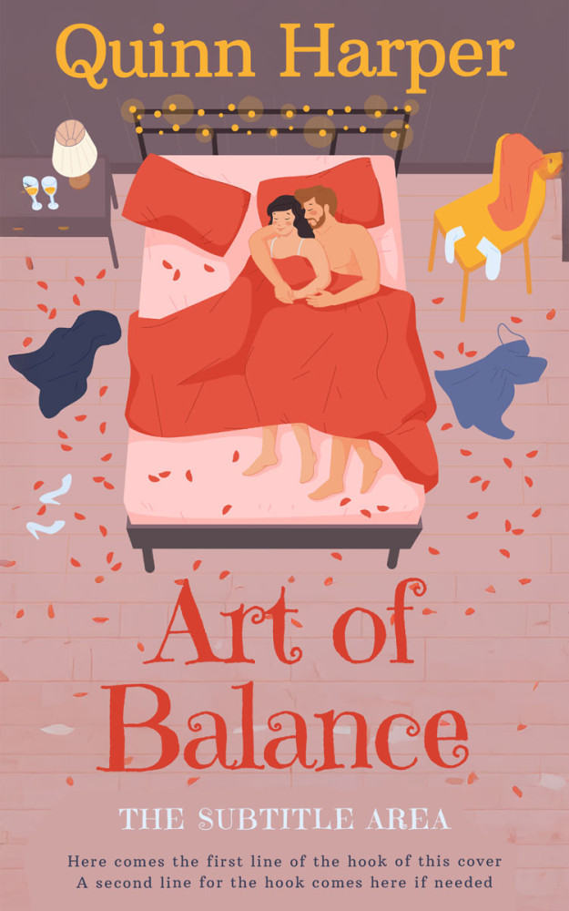 Front view of Quicksand #35370 - Premade Romance Book Cover