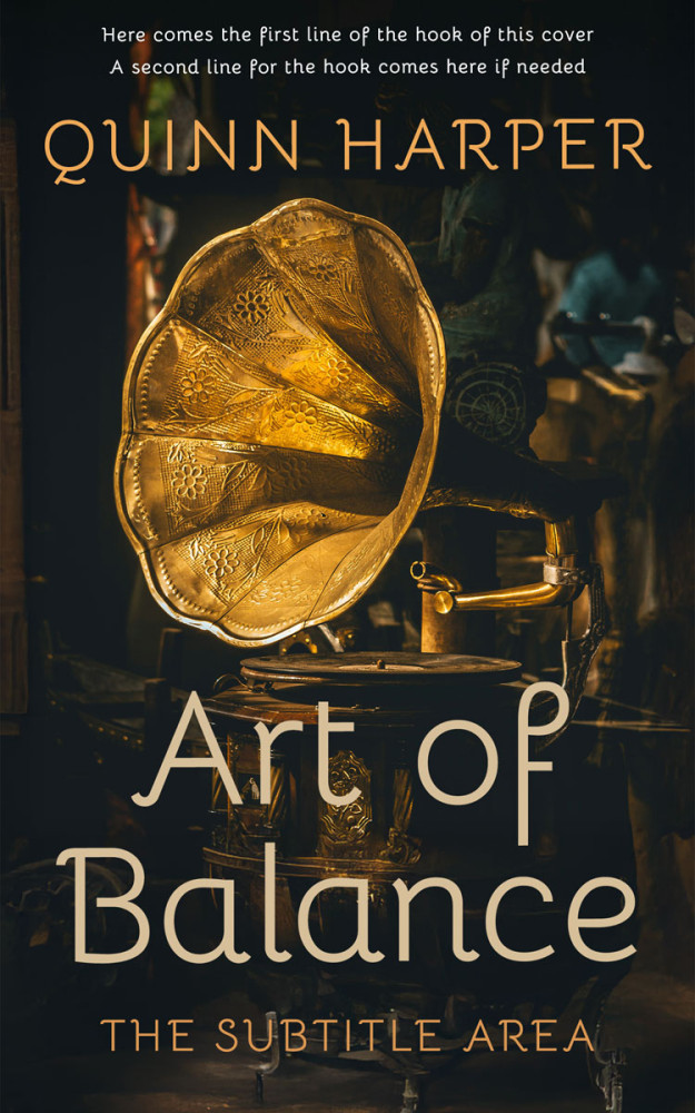 Front view of Heavy Metal #35395 - Premade Historical Book Cover