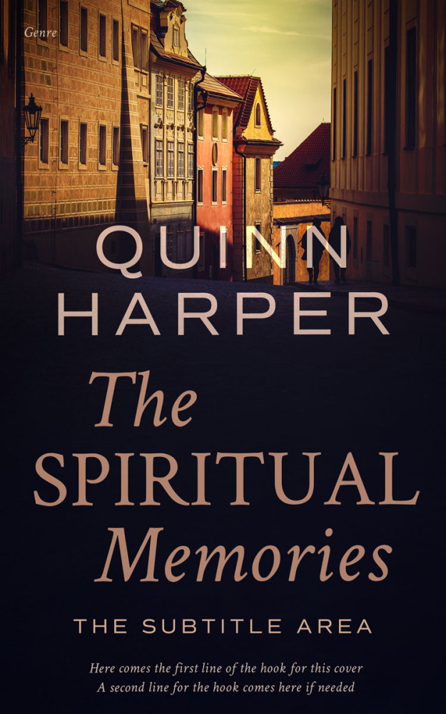 Front view of Twine #35561 - Premade Literary Fiction Book Cover