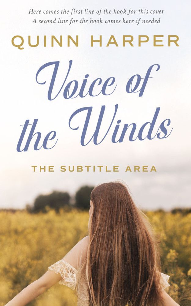 Front view of Pampas #35591 - Premade Teen & Young Adult Book Cover