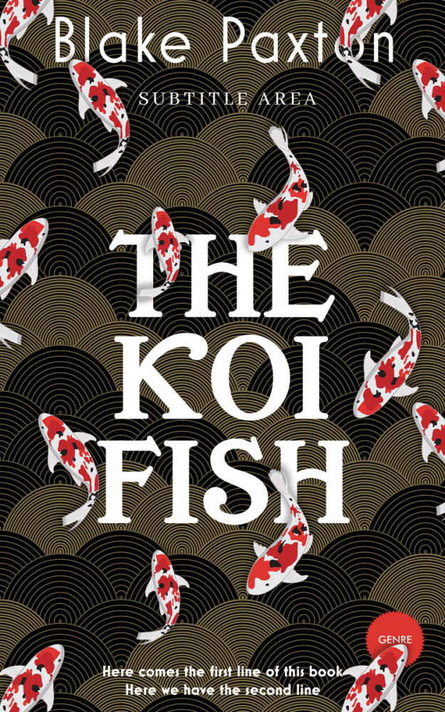 Front view of Careys Pink #50037 - Premade Abstract Book Cover