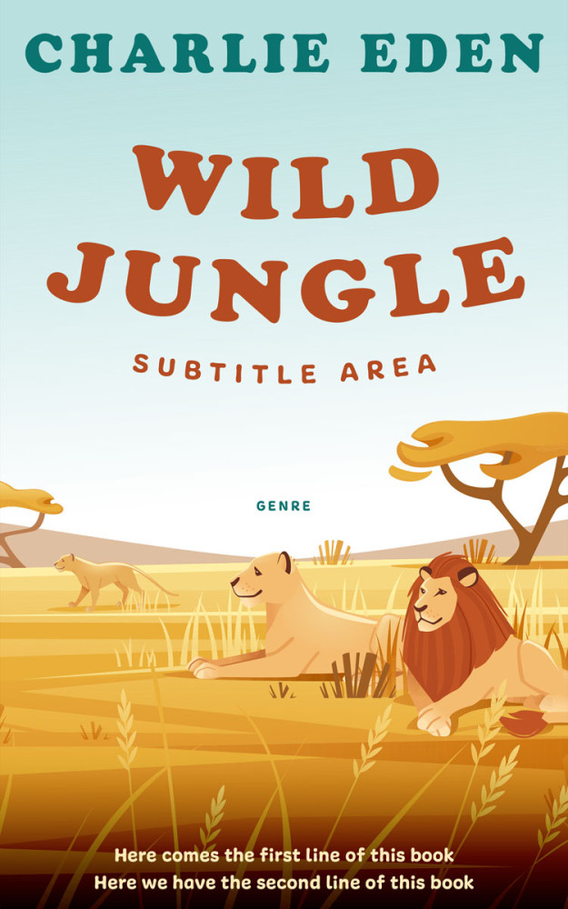 Front view of Tasman #50066 - Premade Nature Book Cover