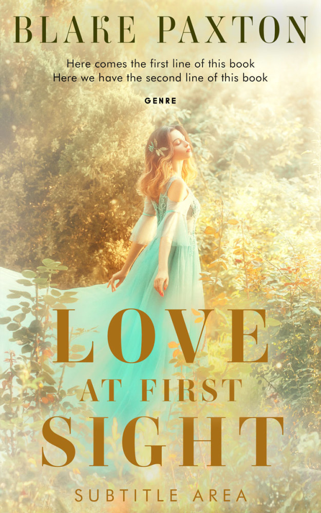 Front view of Yuma #50070 - Premade Romance Book Cover