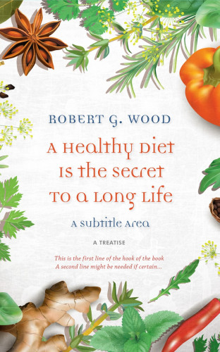 3D mockup of Hippie Green #202 - Premade Health & Dieting & Fitness Book Cover