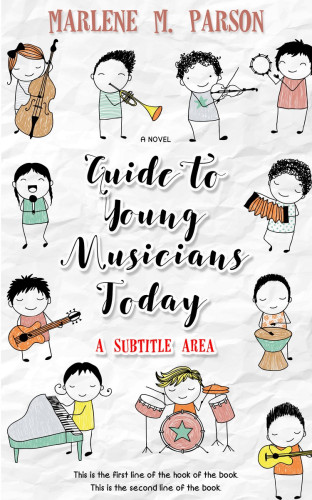 3D mockup of Gallery #293 - Premade Music Book Cover