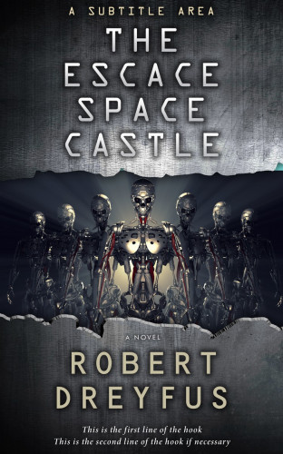 3D mockup of Shark #307 - Premade Science Fiction Book Cover