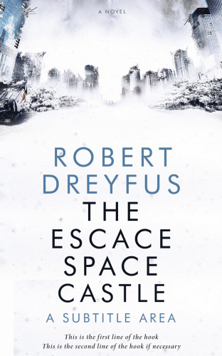 3D mockup of Oxford Blue #313 - Premade Apocalyptica Book Cover