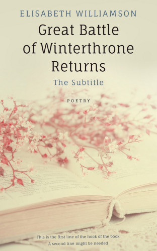 3D mockup of Stark White #569 - Premade Poetry Book Cover