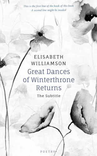 3D mockup of Black Haze #583 - Premade Poetry Book Cover