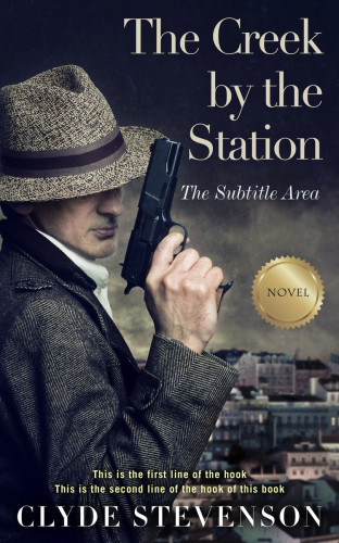 3D mockup of Steel Gray #704 - Premade Mystery & Thriller & Suspense Book Cover