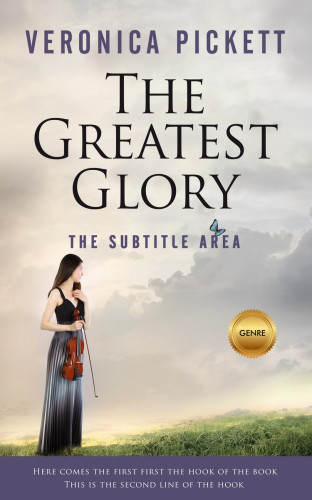 3D mockup of Swirl #1225 - Premade Fantasy Book Cover