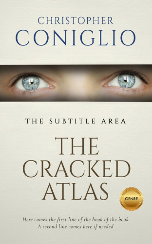 3D mockup of Moon Mist #1267 - Premade Abstract Book Cover