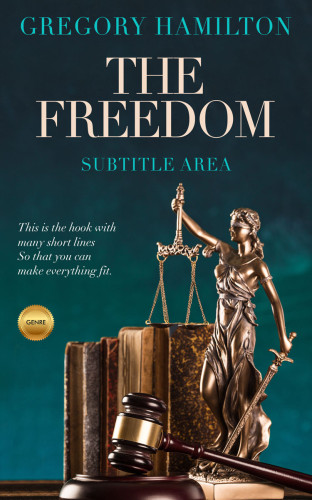 3D mockup of Timber Green #1344 - Premade Literary Fiction Book Cover