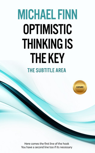 3D mockup of Blue Dianne #1415 - Premade Abstract Book Cover