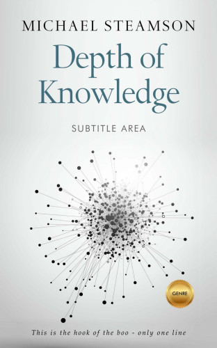 3D mockup of Black Haze #1469 - Premade Abstract Book Cover