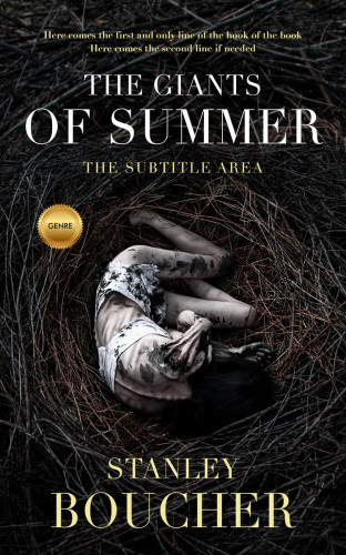 3D mockup of Cod Gray #1546 - Premade Horror Book Cover