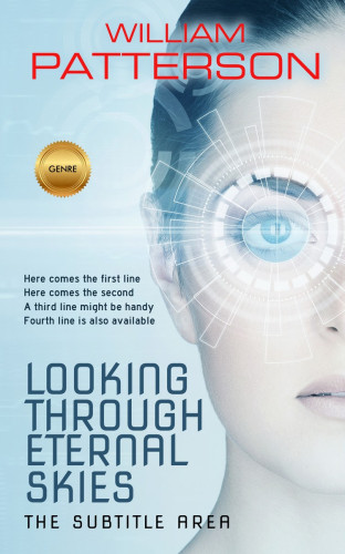 3D mockup of Botticelli #1590 - Premade Science Fiction Book Cover