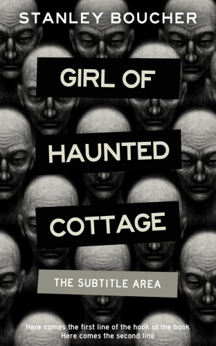 3D mockup of Cod Gray #1603 - Premade Horror Book Cover