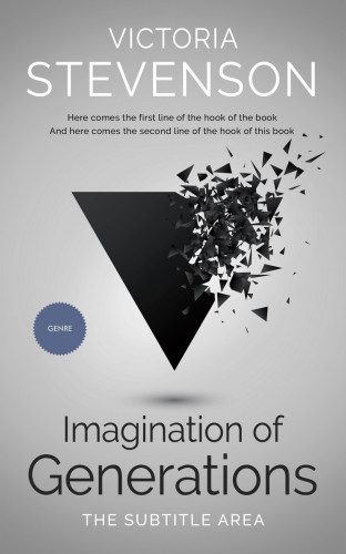 3D mockup of Silver Sand #1907 - Premade Business Book Cover