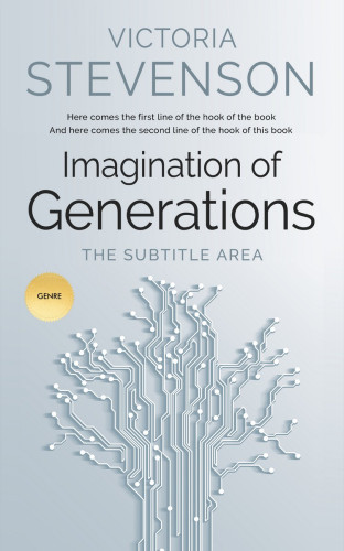 3D mockup of Geyser #1909 - Premade Abstract Book Cover