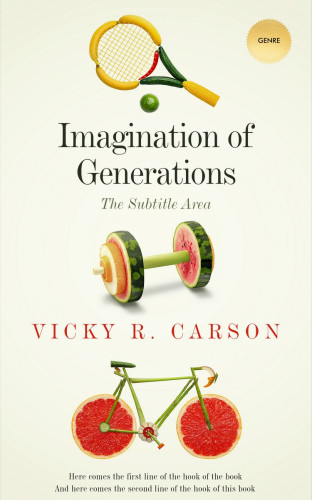 3D mockup of Ecru White #1921 - Premade Health & Dieting & Fitness Book Cover