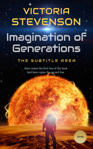 3D mockup of Di Serria #1930 - Premade Science Fiction Book Cover