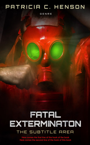 3D mockup of Crowshead #1997 - Premade Apocalyptica Book Cover