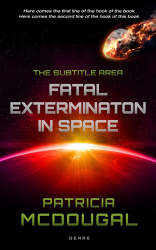 3D mockup of Chestnut Rose #2000 - Premade Science Fiction Book Cover