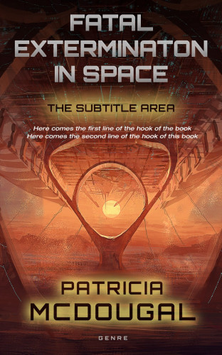 3D mockup of Cocoa Bean #2001 - Premade Science Fiction Book Cover