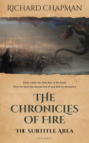 3D mockup of Tan #2050 - Premade Fantasy Book Cover