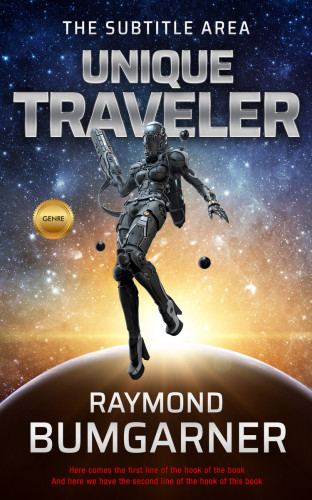 3D mockup of Cameo #2125 - Premade Science Fiction Book Cover