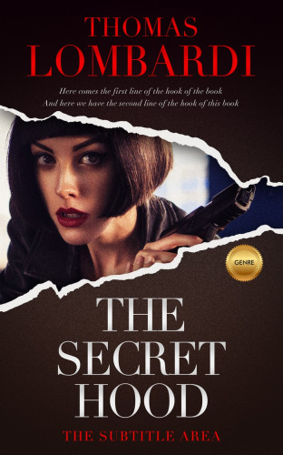 3D mockup of Gondola #2166 - Premade Mystery & Thriller & Suspense Book Cover