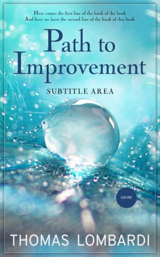 3D mockup of Glacier #2187 - Premade Self-Improvement & Self-Help Book Cover