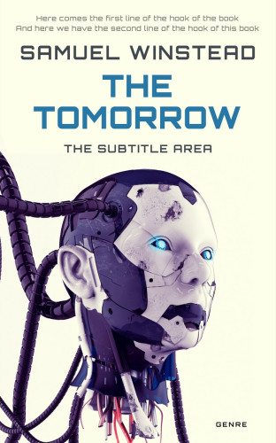 3D mockup of Ecru White #2392 - Premade Science Fiction Book Cover