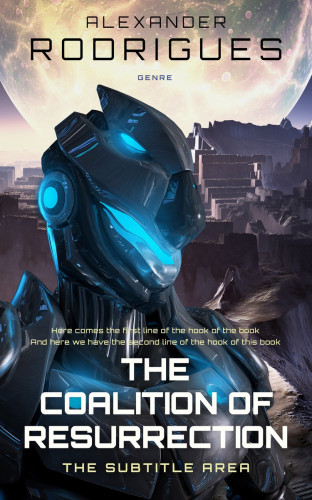 3D mockup of Pearl Bush #2399 - Premade Science Fiction Book Cover