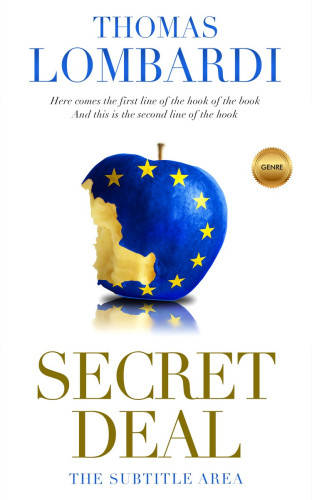 3D mockup of Putty #2428 - Premade Business Book Cover