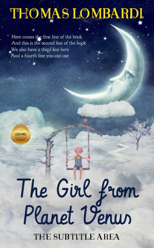 3D mockup of Silver Sand #2449 - Premade Surreal Book Cover