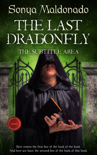 3D mockup of Hunter Green #2496 - Premade Fantasy Book Cover