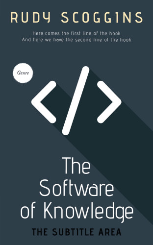 3D mockup of Pickled Bluewood #2577 - Premade Abstract Book Cover