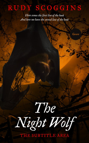 3D mockup of Crowshead #2578 - Premade Horror Book Cover