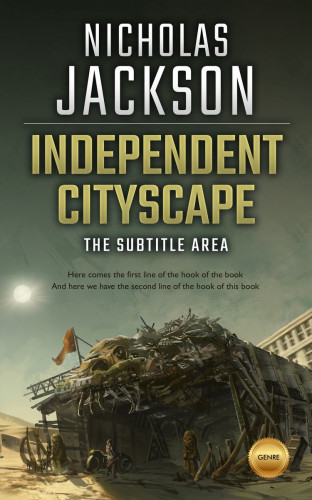 3D mockup of Rangitoto #2629 - Premade Apocalyptica Book Cover