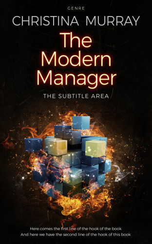 3D mockup of Night Rider #2699 - Premade Abstract Book Cover